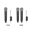 Professional Wireless Microphone with Receiver 2.4GHz Dynamic Handheld Microphones Rechargeable Condenser Microphone for Streaming & Live Performance