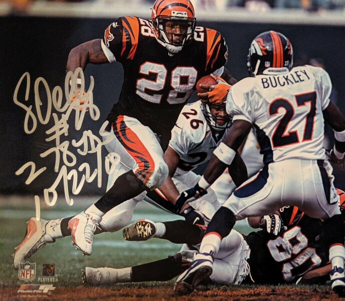 Corey Dillon Autographed Signed 8x10 Photo Poster painting ( Bengals ) REPRINT