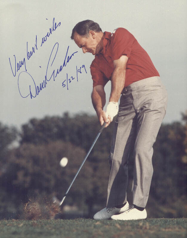 David Graham Golf SIGNED AUTOGRAPHED 10 X 8