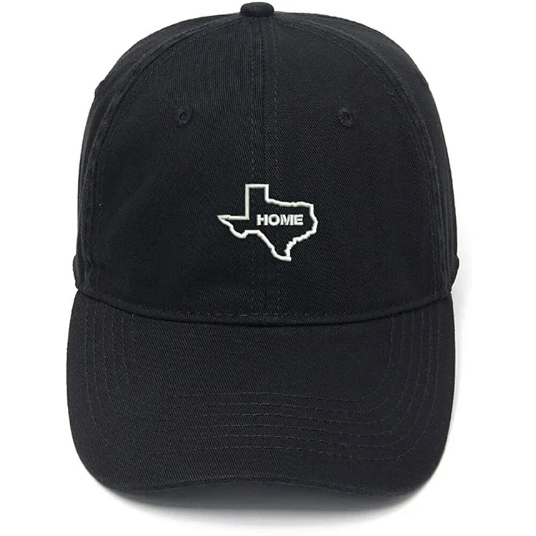 Lyprerazy Mens Baseball Cap Texas is Home Embroidery Hat Cotton Embroidered Casual Baseball Caps