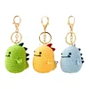 DIY Knitting Doll Art Accessory Dinosaur Knitting Keychain for Beginners Starter