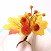 Autumn Halloween Pumpkin Maple Catering Napkin Ring