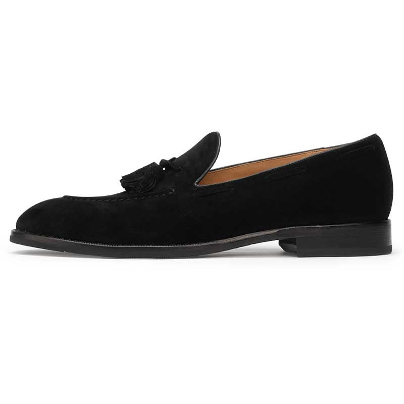 Mens Tassel Suede Leather Dress Shoes Loafers : Free Shipping