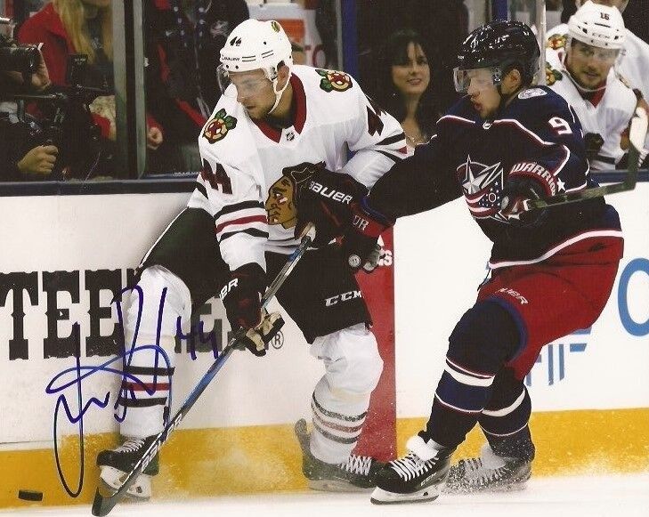 Jan Rutta signed Chicago Blackhawks 8x10 Photo Poster painting autographed Hawks 12