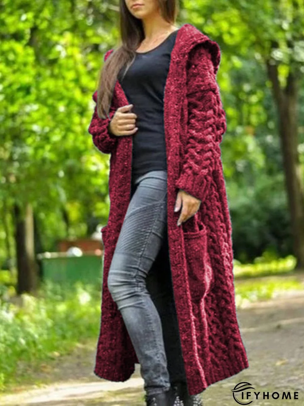 Knitted Casual Cardigan | IFYHOME
