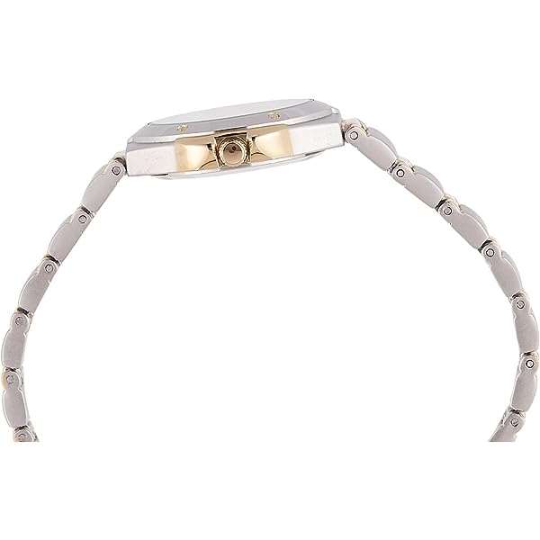ANNE KLEIN 女士双色手链手表，10/8655SVTT 均码 银色