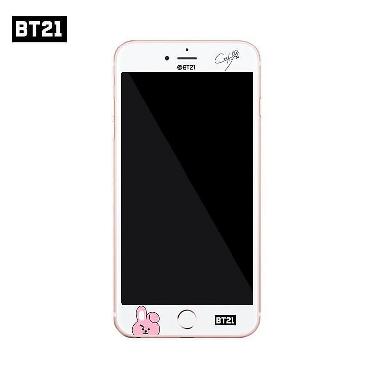 BT21 X Tempered Glass Protective Film