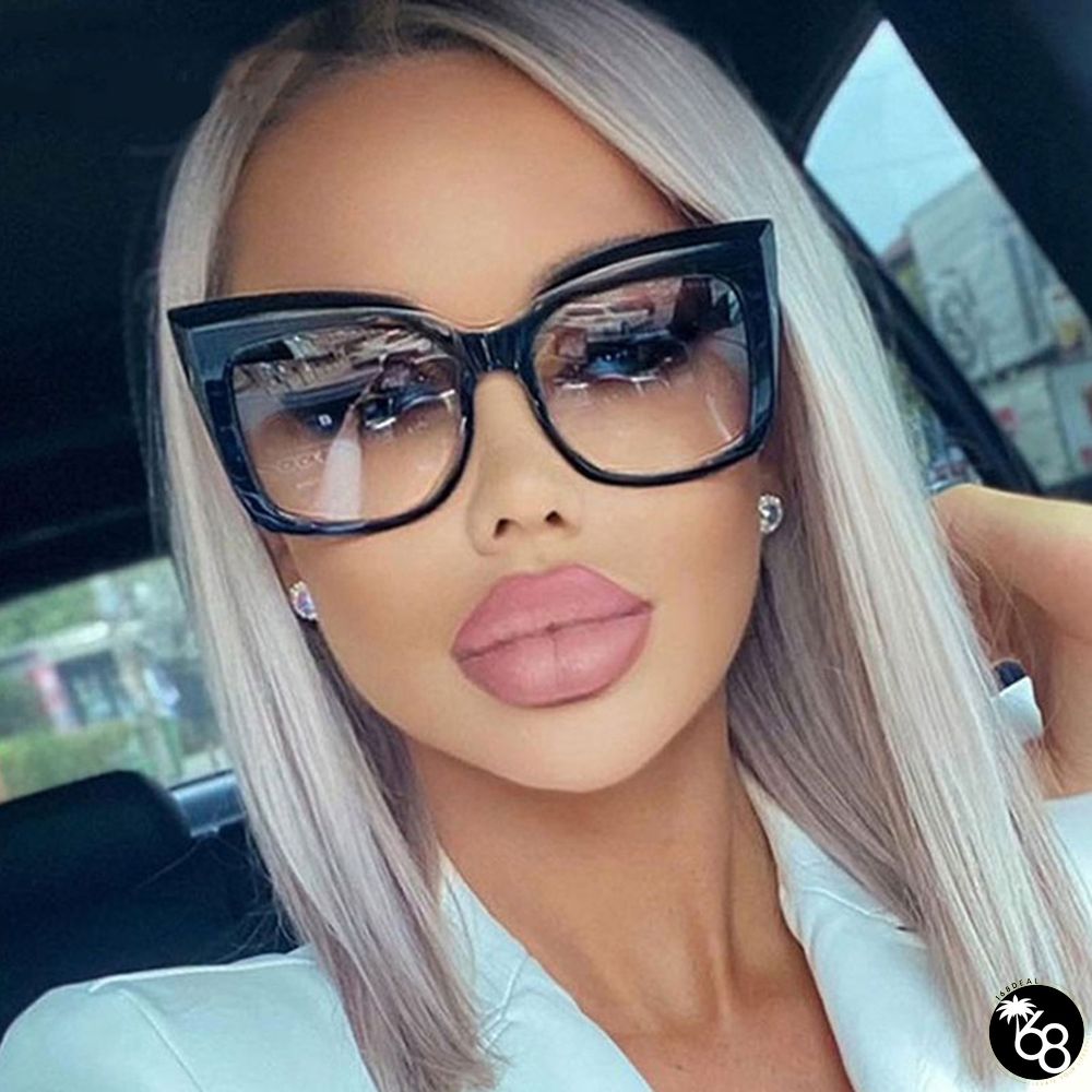 Black Fashion Casual Solid Patchwork Sunglasses | 168DEAL