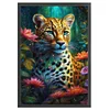 (Big Size)Leopard - 11CT Stamped Cross Stitch - 40*60cm - Animal