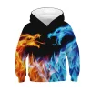 Kid Boys Girls Space Galaxy 3D Print Teen Hoodie