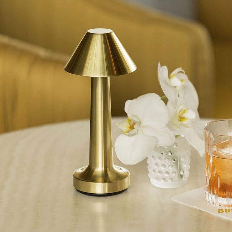 LED Enclosed Conical Table Lamp - Appledas