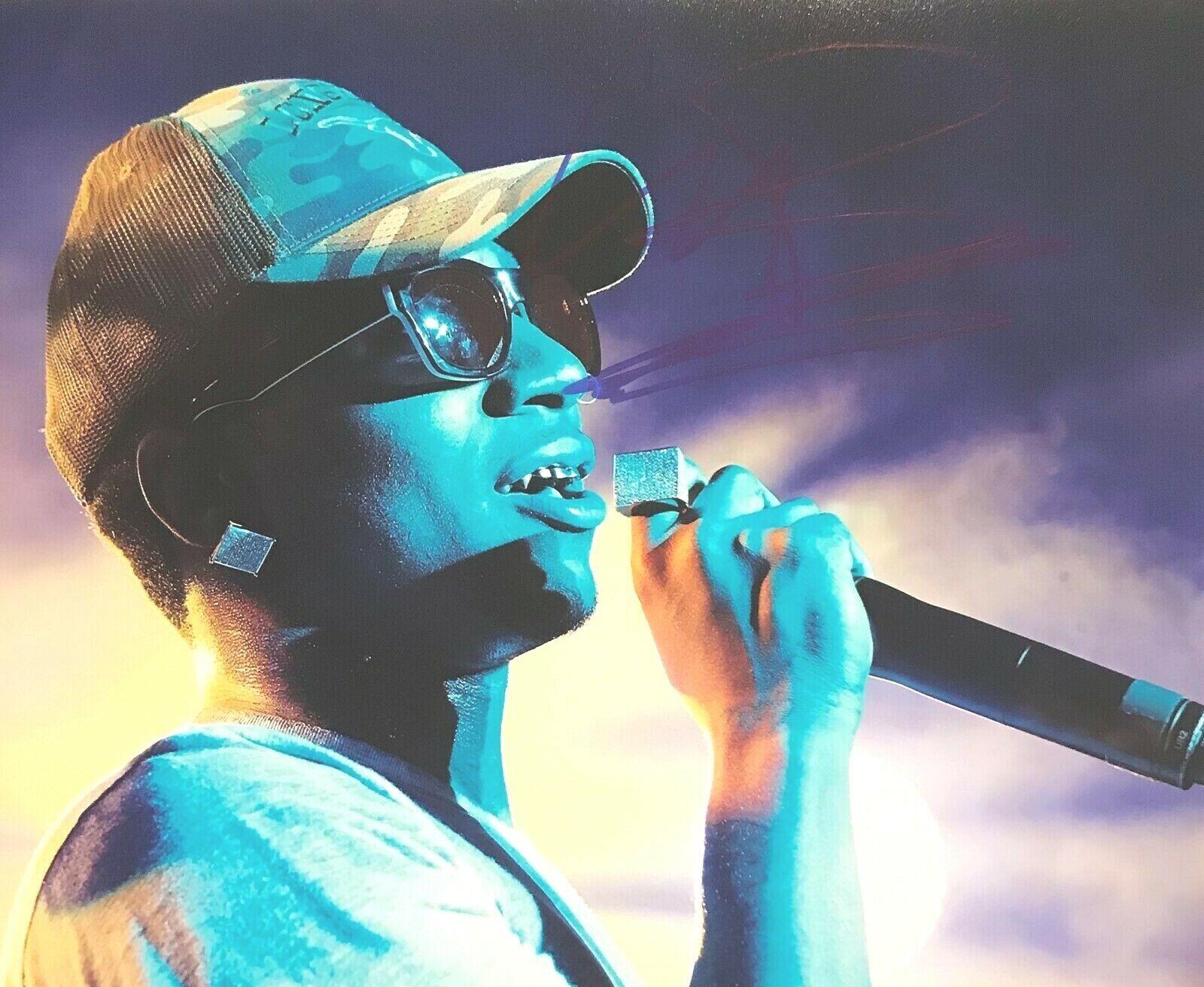 Lil B The Based God I'm Gay I'm Happy RARE Signed 8x10 Photo Poster painting COA E4