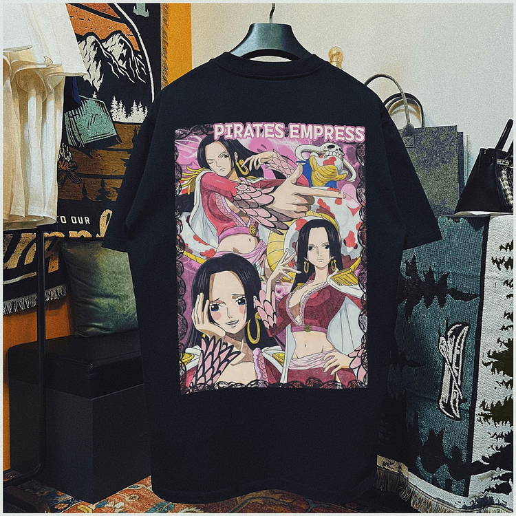 Pure Cotton One Piece Pirates Empress T-shirt weebmemes