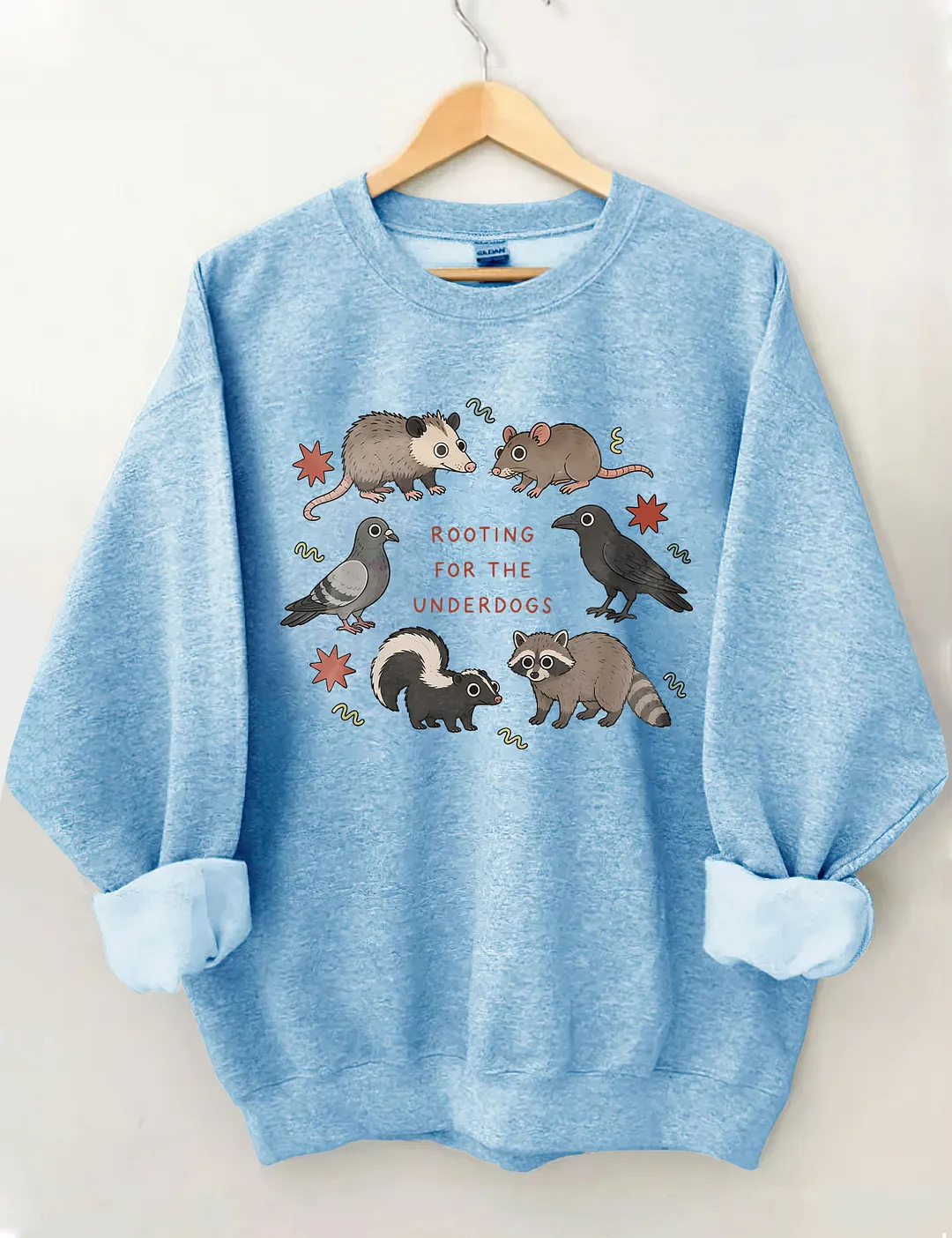 Rooting For The Underdogs Cute Animals Sweatshirt