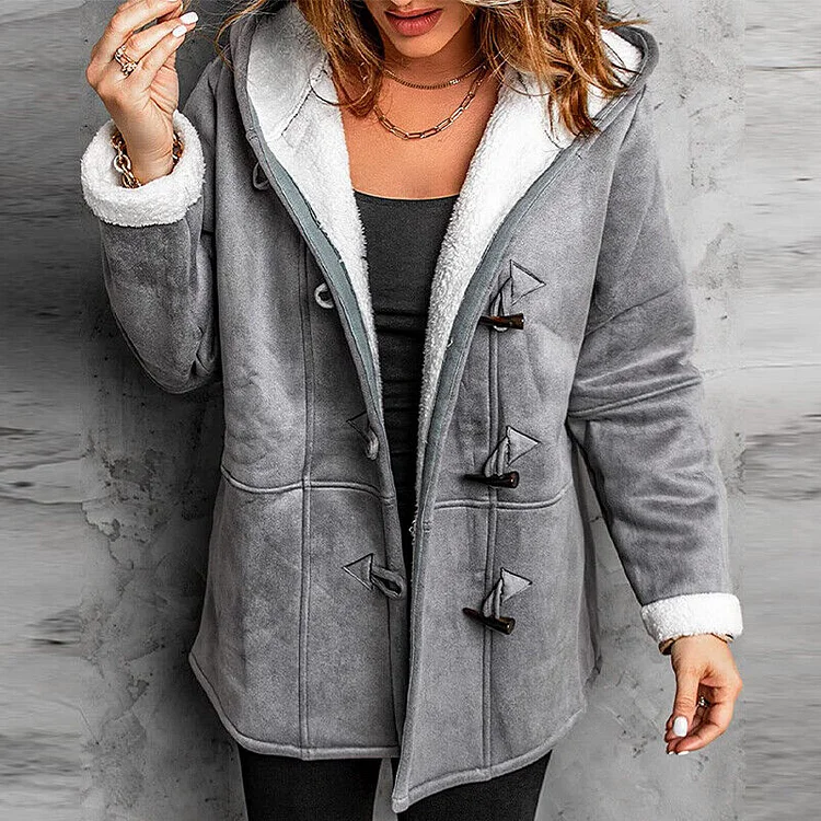Solid Color Loose Long Sleeve Cardigan Coat