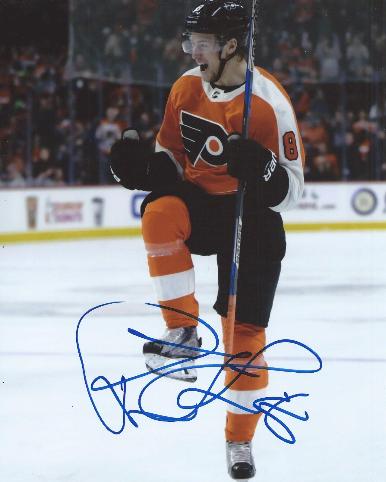 Robert Hagg Signed 8x10 Photo Poster painting Philadelphia Flyers Autographed COA