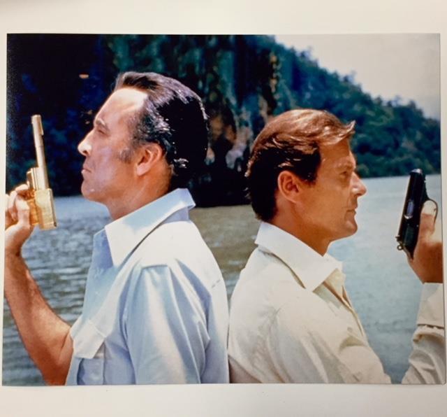 The Man with the Golden Gun 007 James Bond 8x10 Movie Photo Poster painting w/ SIR ROGER MOORE