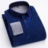 2023 Men's Thermal Fake Two-Piece Long Sleeve Shirt