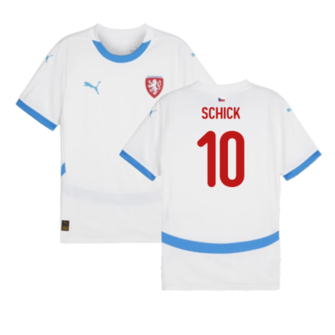 Maillot République Tchèque Patrik Schick 10 Extérieur Euro 2024