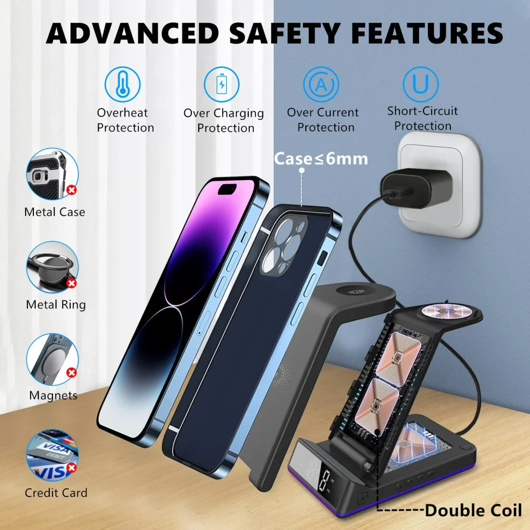 Multi-functional Portable Wireless Charger