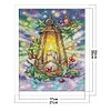 Winter Lantern-14CT Stamped 2 Strands Cross Stitch 21*30cm/8.27*11.81in(Brand)