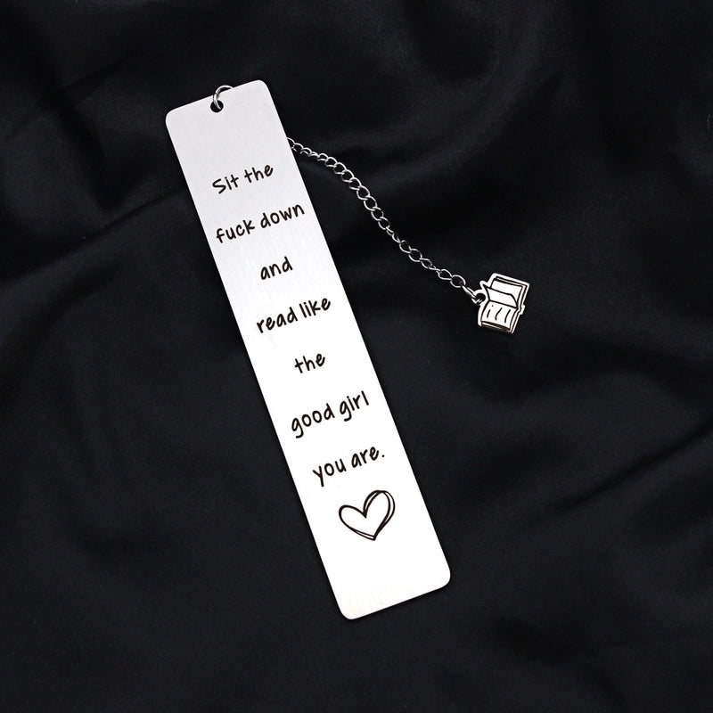 1 Piece Letter Learning School Stainless Steel Cartoon Style Minimalist Bookmark