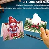 8PCS DIY Diamond Art Greeting Cards Xmas Congratulations Cards & Gifts (Snowman)