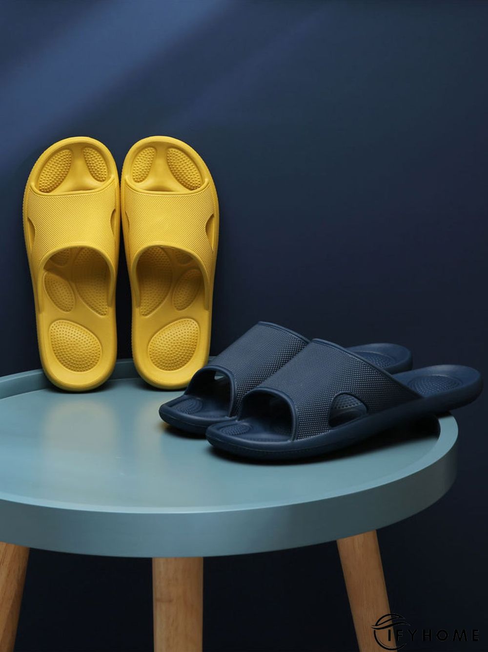 Comfy Plain Eva Massage Bathroom Slippers | IFYHOME