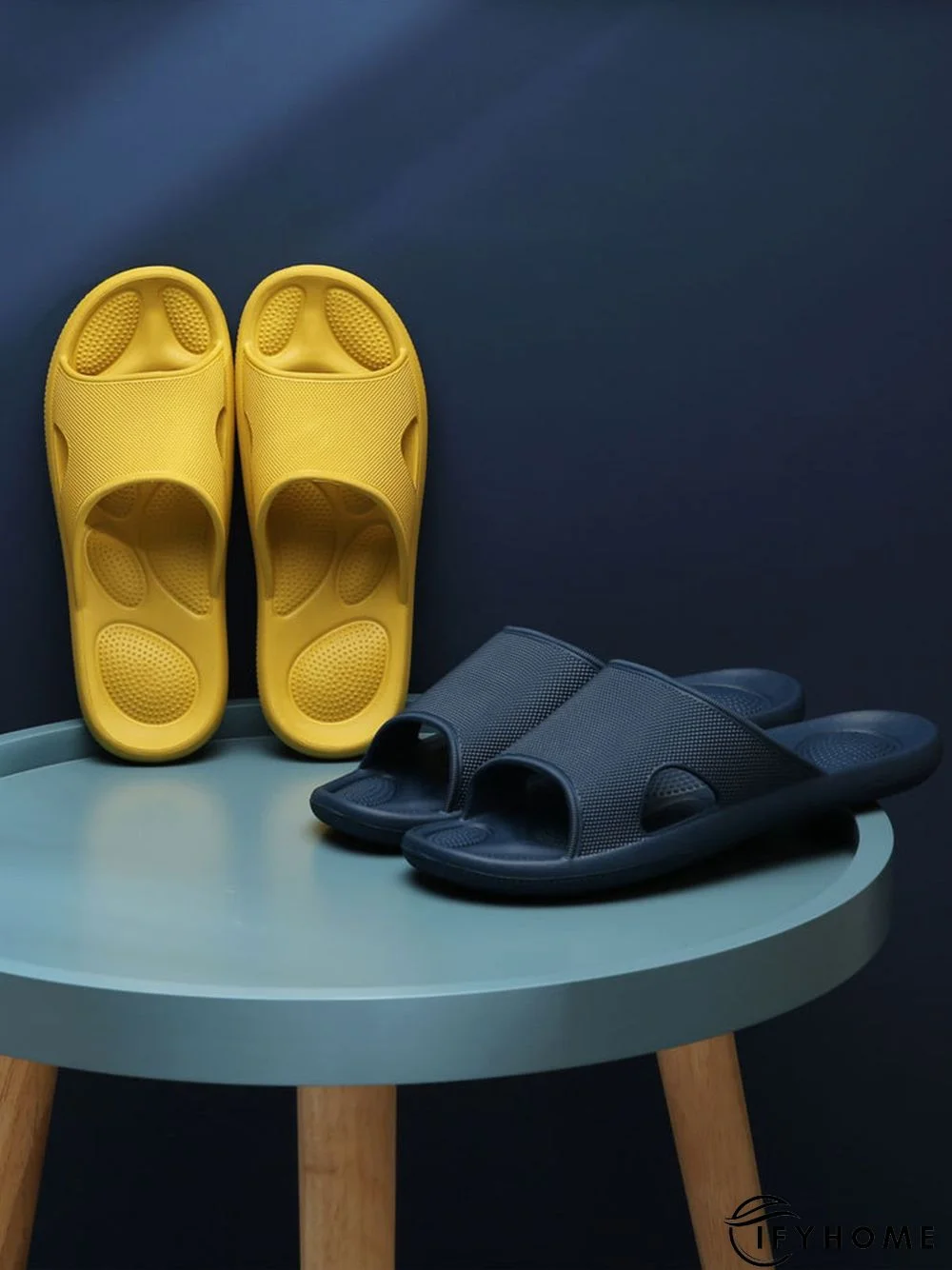 Comfy Plain Eva Massage Bathroom Slippers | IFYHOME