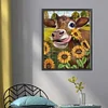 >SALE<Full Embroidery Eco-cotton Thread 11CT Printed Cow Cross Stitch Kit 40x50cm
