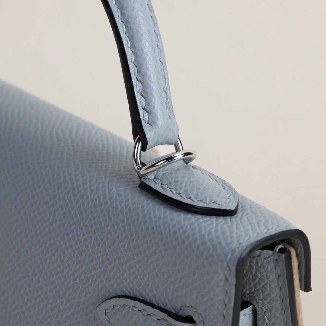 Mini Kelly II Epsom 8U Blue Glacier PHW