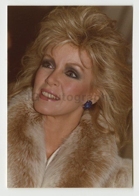 Donna Mills - Original Vintage Photo Poster painting by Peter Warrack - Unpublished