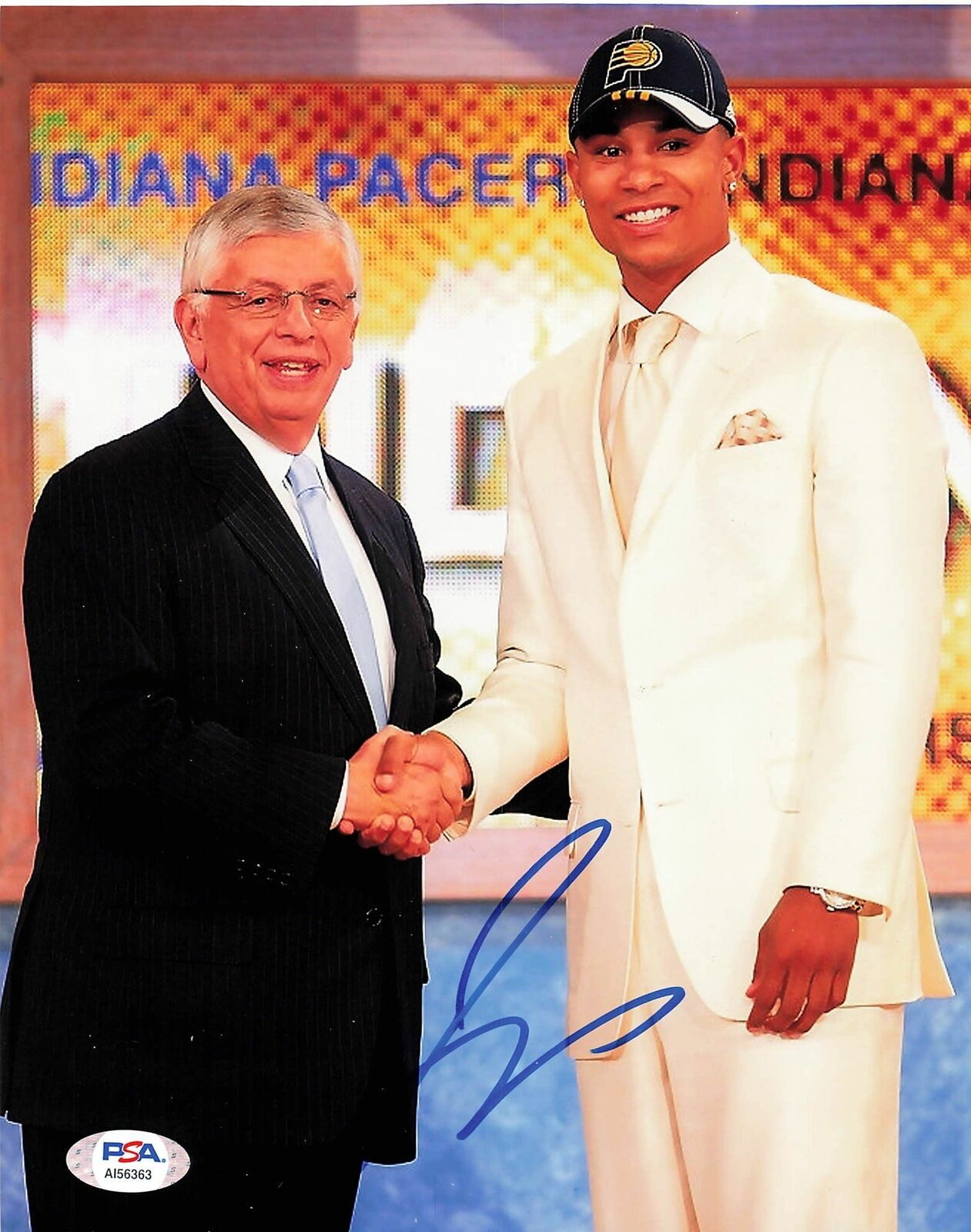 Jerryd Bayless signed 8x10 Photo Poster painting PSA/DNA Indiana Pacers Autographed