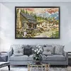 Village Shop-14CT Stamped Cross Stitch 69*52cm/27.17*20.47in(Big Size) tapestrymarket