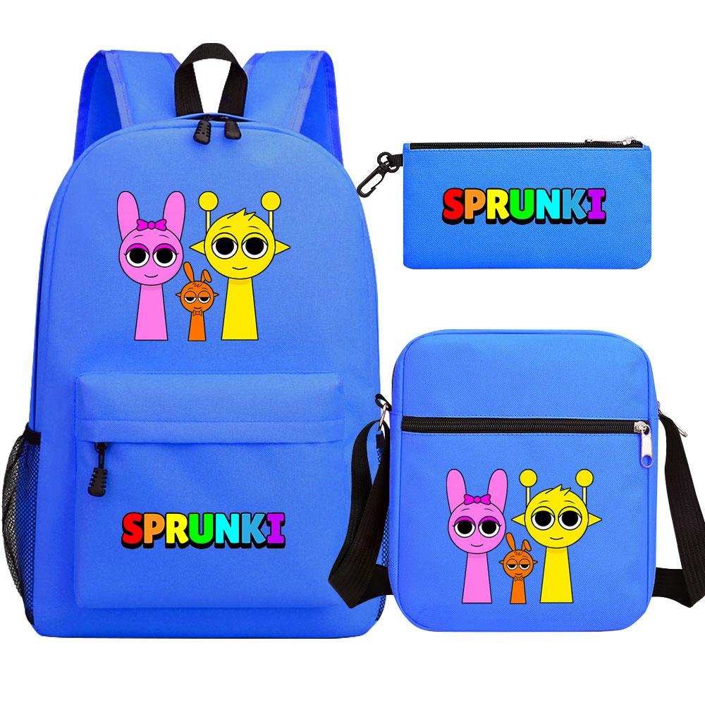 Mayoulove Sprunki Backpack Lightweight Waterproof Durable Design for School and Outdoor Adventures-Mayoulove