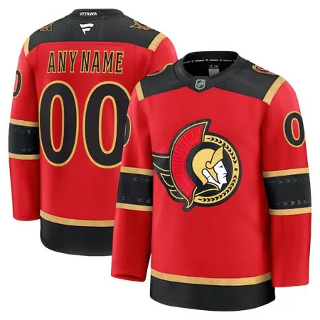 Youth Ottawa Senators  Red Alternate Custom Jersey