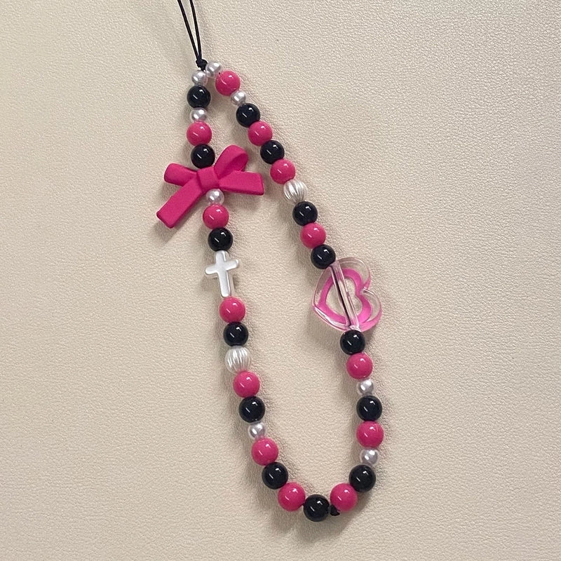 Artistic Commute Geometric Stone Zinc Alloy Mobile Phone Chain