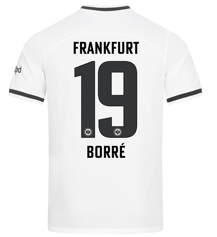 Eintracht Frankfurt Rafael Borré 19 Trikot Heim 2022-2023