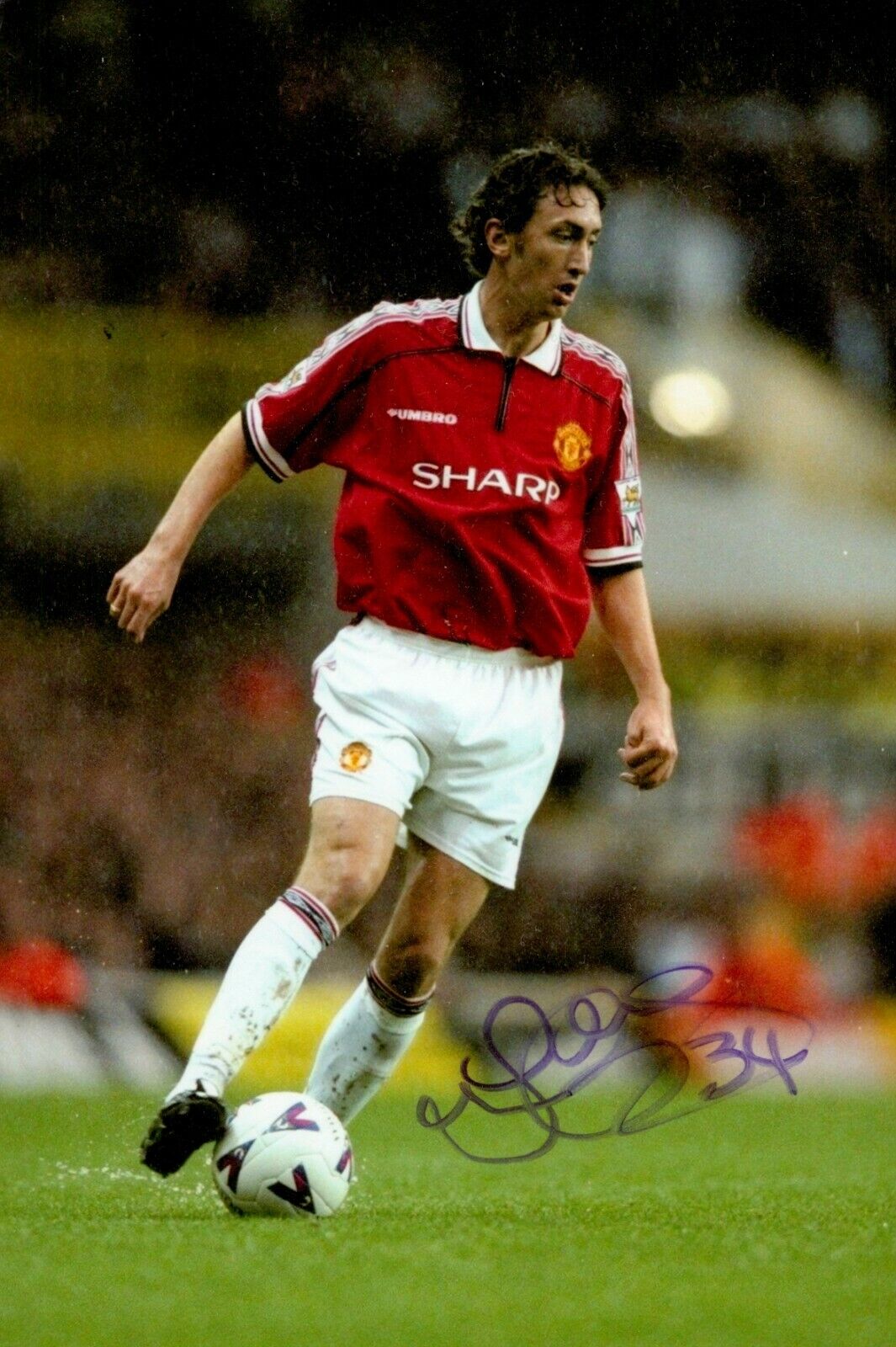 Jonathan Greening Signed 6x4 Photo Poster painting Manchester United Autograph Memorabilia + COA