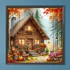 Diamond Painting-DIY Full Round Drill Autumn Cottage(40*40 CM)