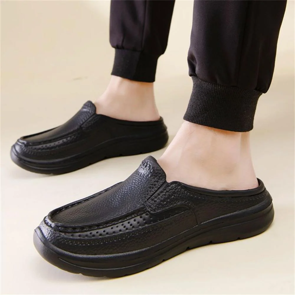 Smiledeer New Men's Lightweight Waterproof Non-slip Casual Slippers