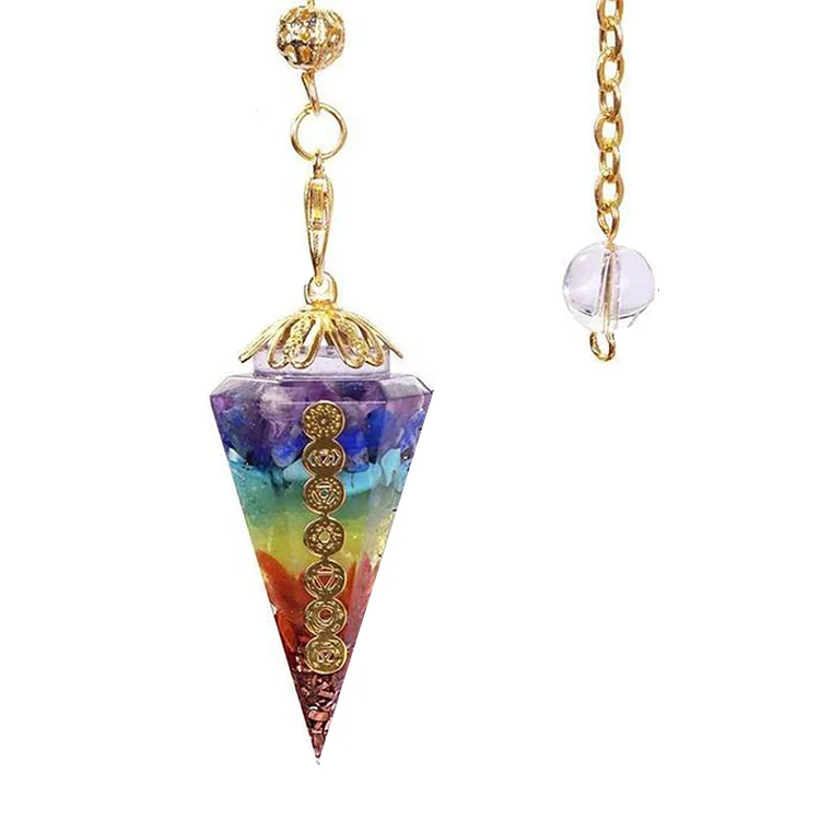 Chakra Orgone Divination Pendulum