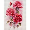 Red Rose-11CT Stamped Cross Stitch 30*40cm/11.81*15.75in