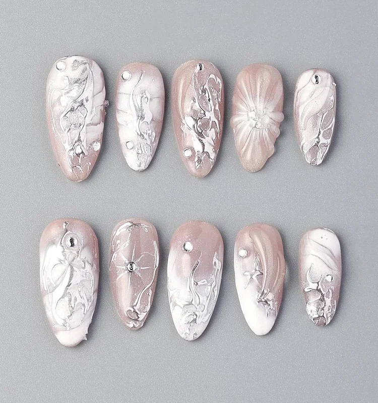 Gothic Gradient Glam Press On Nails