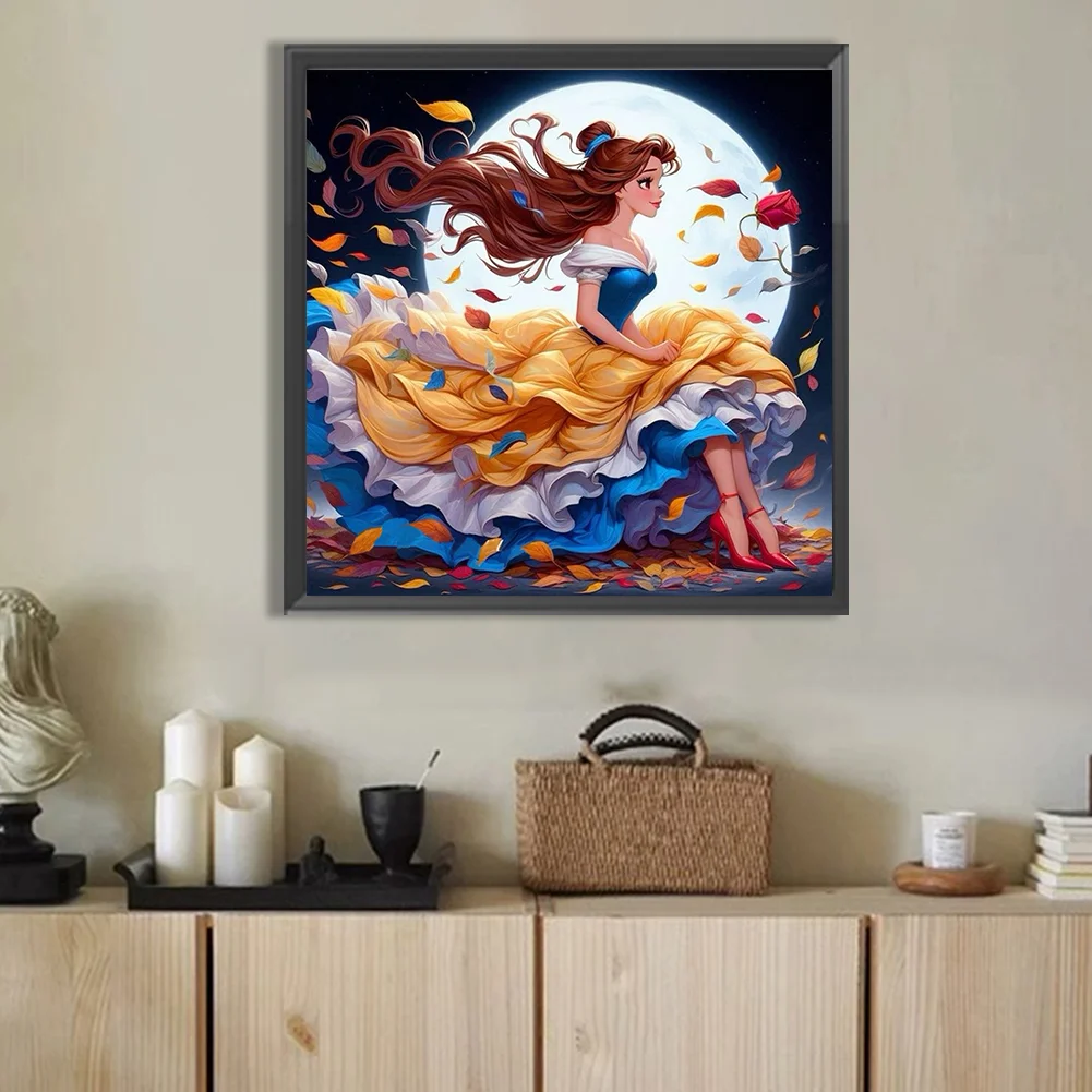 Diamond Painting - Full Round Drill - Moon Princess(Canvas|40*40cm)