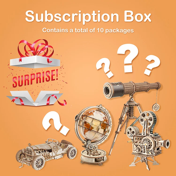 Robotime Subscription Box - 3D Wooden Puzzle Robotime United Kingdom