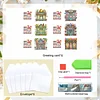 6PCS Diamond Painting Easter Cottage Greeting Card Kit for Birthdays Thanksgiving & Special Occasion