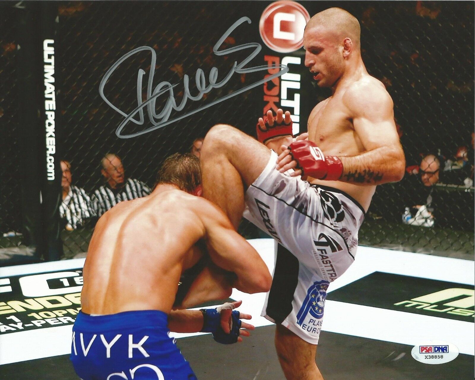 Tarec Saffiedine Signed UFC 8x10 Photo Poster painting PSA/DNA COA StrikeForce Picture Autograph