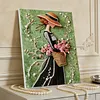 Kit de peinture &eacute;l&eacute;gante pour dames adultes pour adultes : id&eacute;es cadeaux pour d&eacute;butants, d&eacute;corations murales pour la maison, peintures de perles, arts plastiques, 30x40cm avec cadre