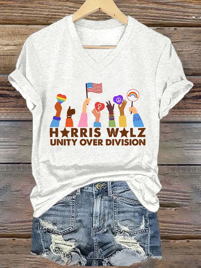 Women's Unity Over Division Print T-Shirt